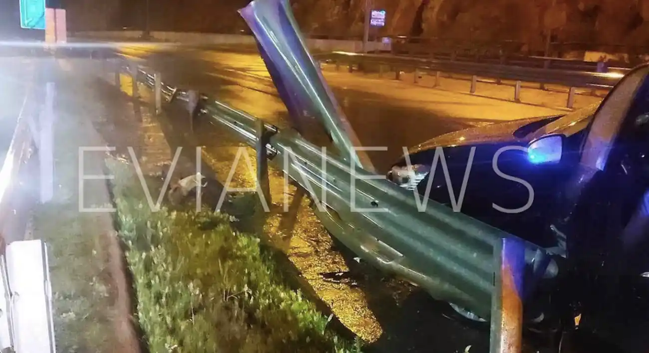 Απίστευτο τροχαίο ατύχημα, Εύβοια, υψηλή γέφυρα, Χαλκίδα