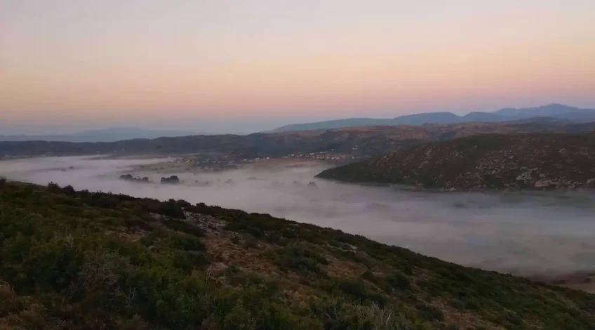 Ομίχλη στην Εύβοια