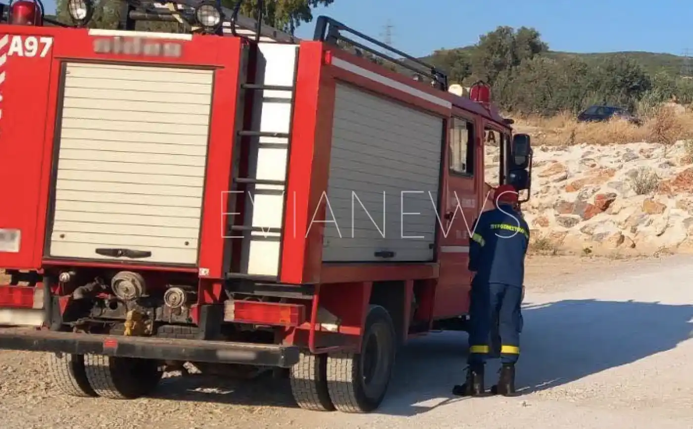 Άμεση επέμβαση της Πυροσβεστικής και των κατοίκων απέτρεψε τα χειρότερα στην πλατεία του Αγίου Λουκά