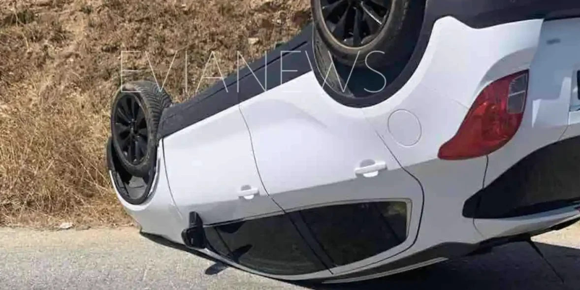 Αυτοκίνητο ύστερα από τροχαίο ατύχημα