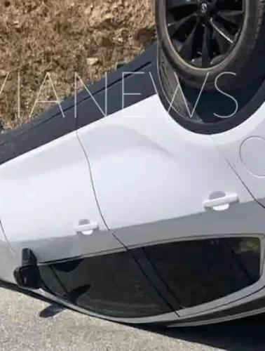 Αυτοκίνητο ύστερα από τροχαίο ατύχημα