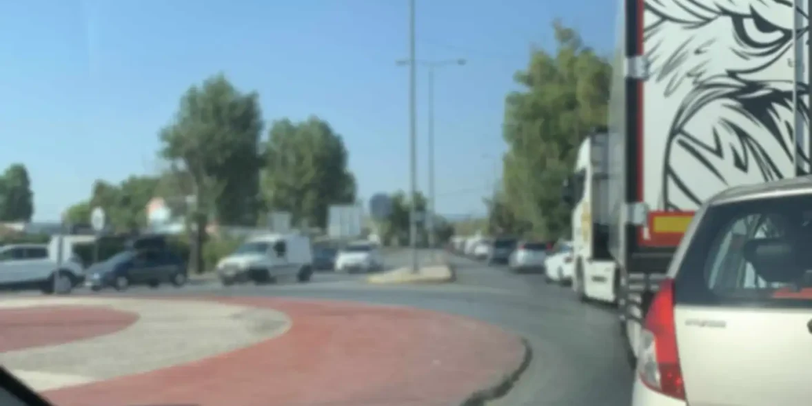 Η Χαλκίδα με μποτιλιάρισμα