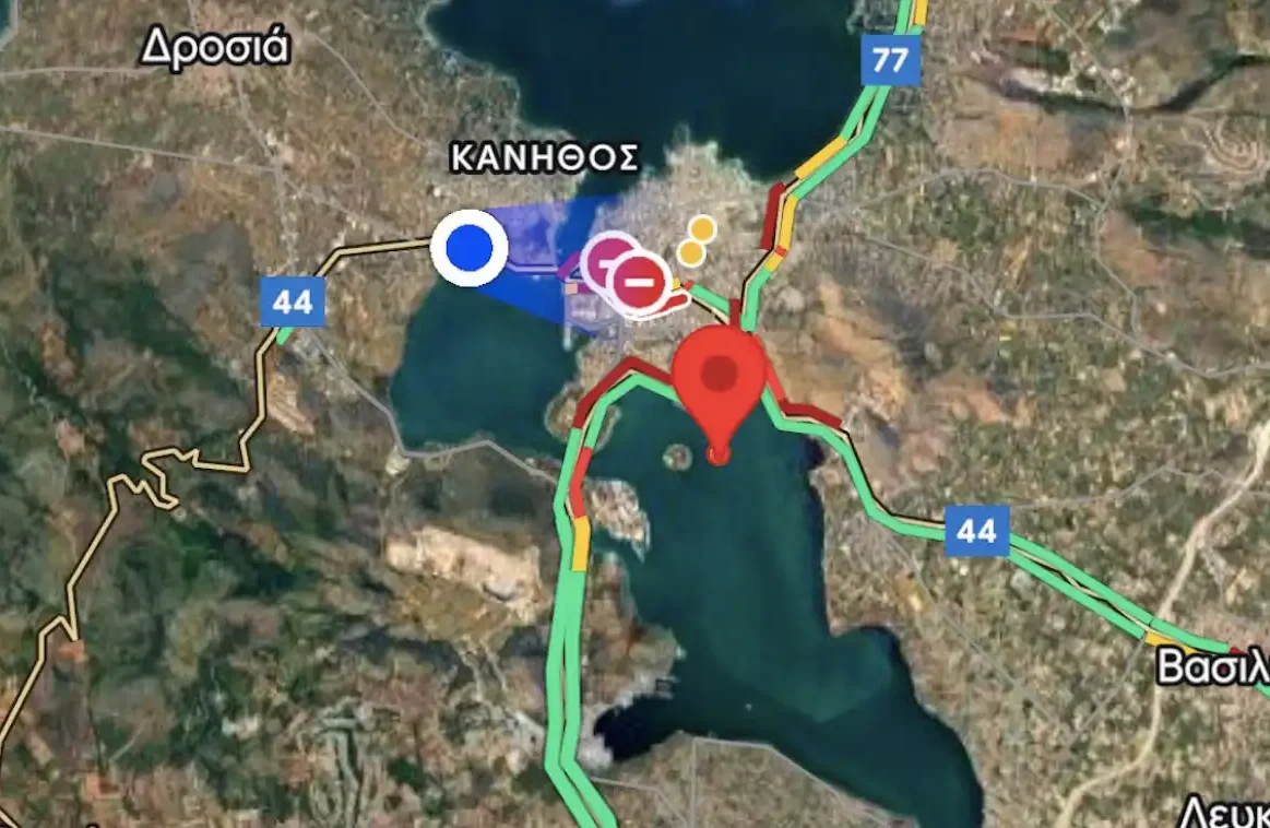 LIVE η κίνηση στους δρόμους όλης της Χαλκίδας
