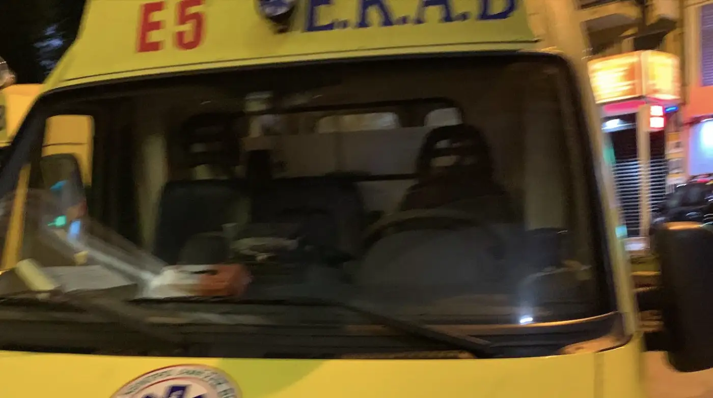Τροχαίο ατύχημα στη Χαλκίδα.