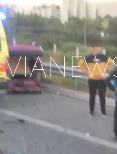 Τροχαίο τώρα στην Εύβοια στον δρόμο για Βόρεια Εύβοια