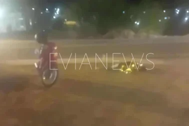 Τροχαίο ατύχημα στη Χαλκίδα: 1 τραυματίας με μηχανάκι