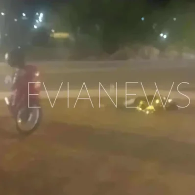 Τροχαίο ατύχημα στη Χαλκίδα: 1 τραυματίας με μηχανάκι