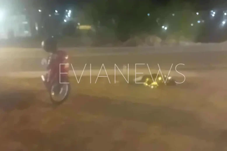 Τροχαίο ατύχημα στη Χαλκίδα: 1 τραυματίας με μηχανάκι