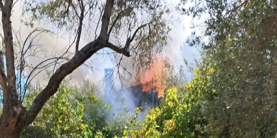 Φωτιά σε σπίτι στην Εύβοια