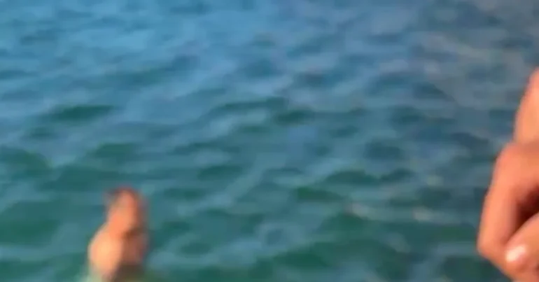Άντρας θάλασσα παραλία Χαλκίδας