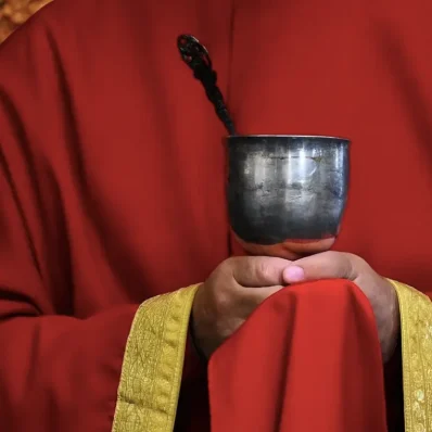 Η θεία κοινωνία τα Χριστούγεννα