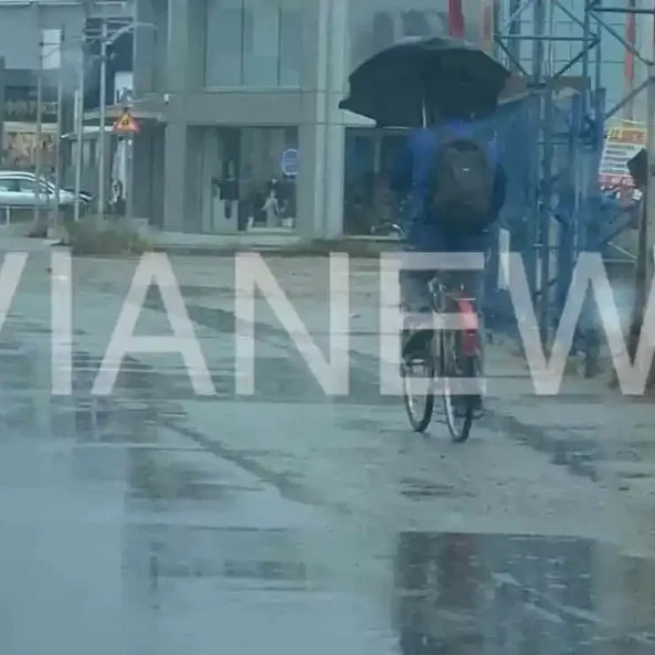 Ποδήλατο στην βροχή