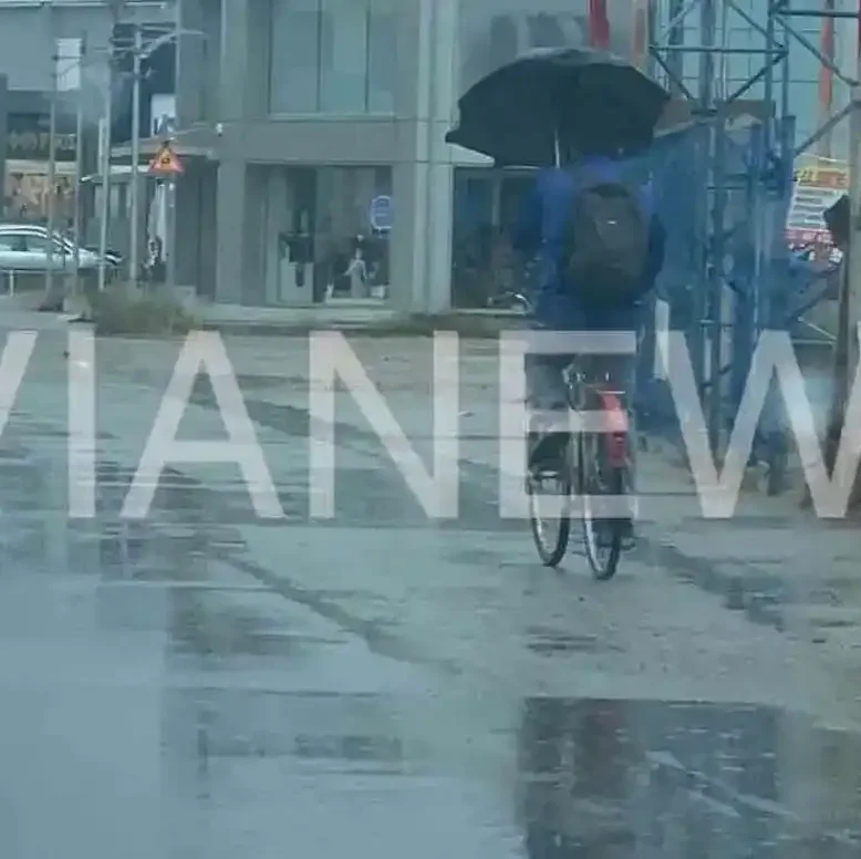 Ποδήλατο στην βροχή