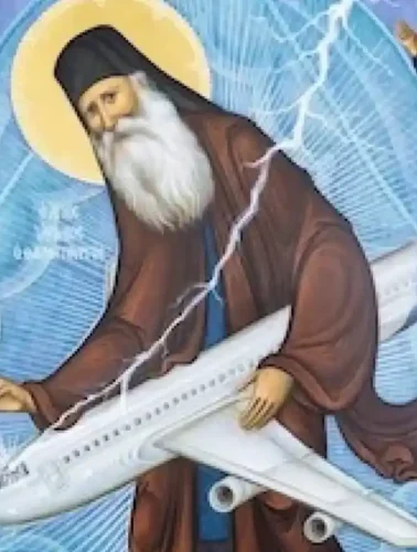 Το θαύμα του Αγίου Ιάκωβου Τσαλίκη σε αεροπλάνο
