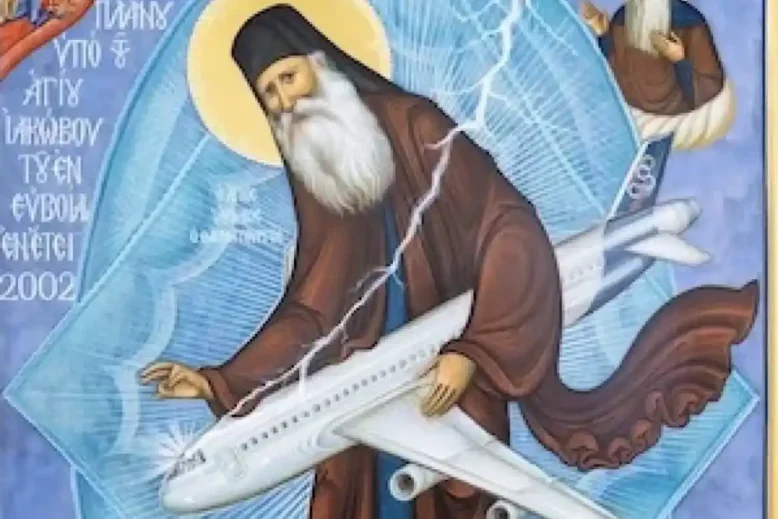 Το θαύμα του Αγίου Ιάκωβου Τσαλίκη σε αεροπλάνο