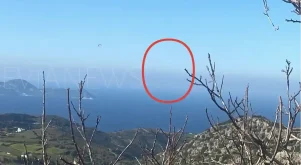 Το μυστήριο με το σημάδι πάνω από τη θάλασσα