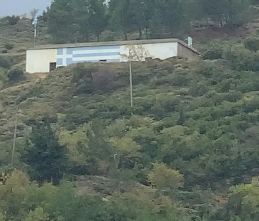 Η πιο μεγάλη Ελληνική σημαία βρίσκεται στην Κύμη