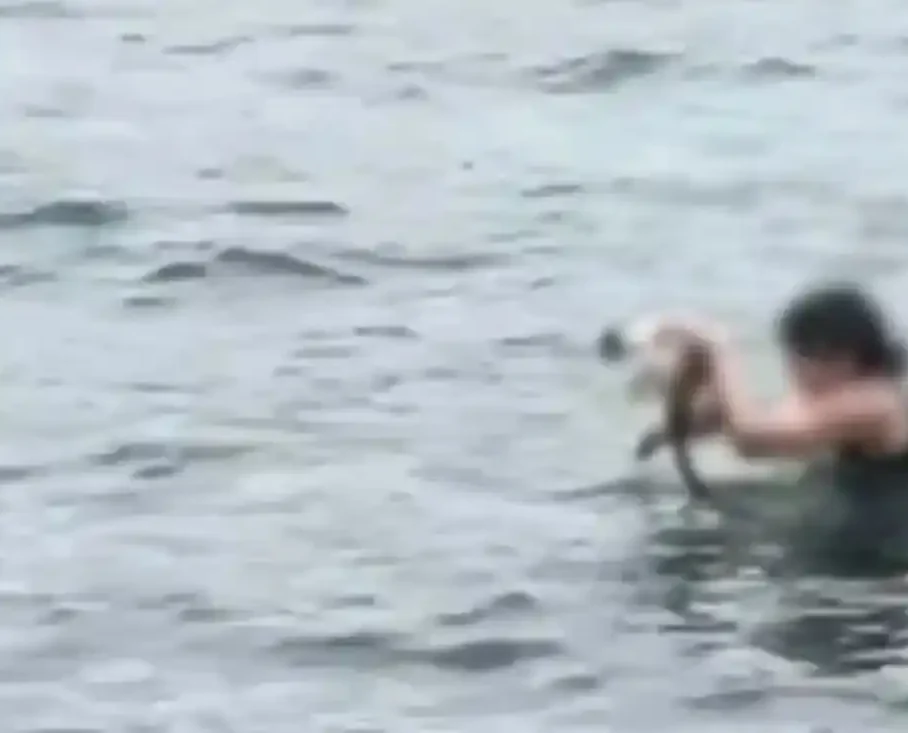 Γυναίκα στη θάλασσα