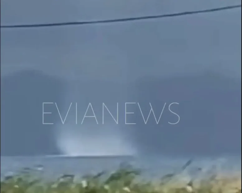 Όταν ένας υδροστρόβιλος πλησιάζει μια παραλία