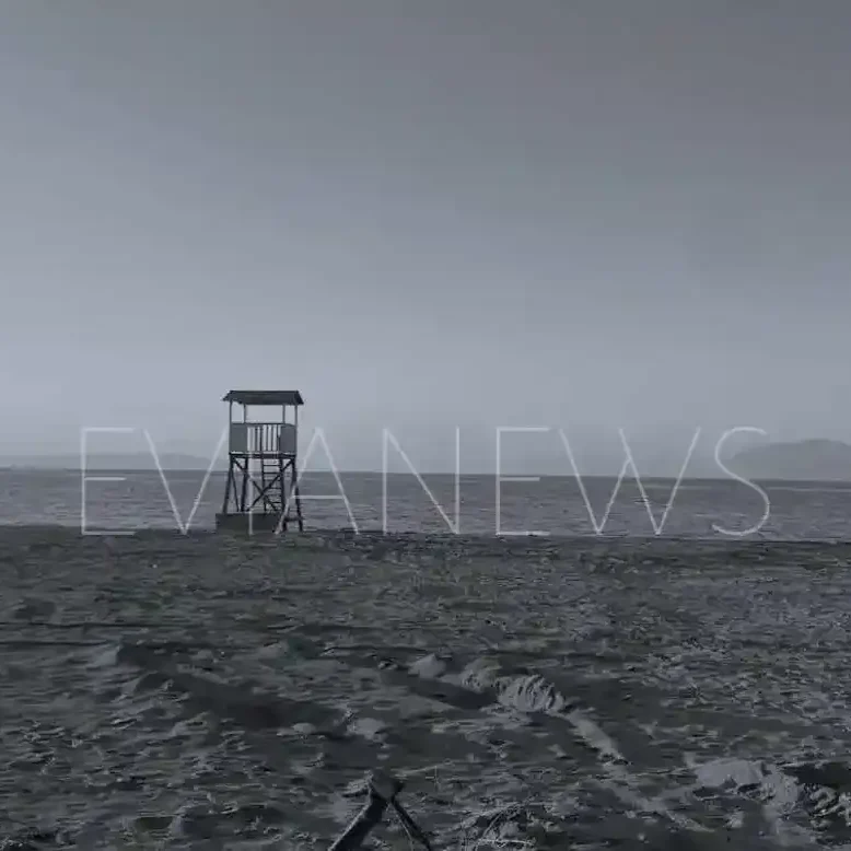 Και ποιος δεν θα τρόμαζε βλέποντας αυτή την σπάνια εικόνα σε παραλία κοντά στη Χαλκίδα στην Εύβοια