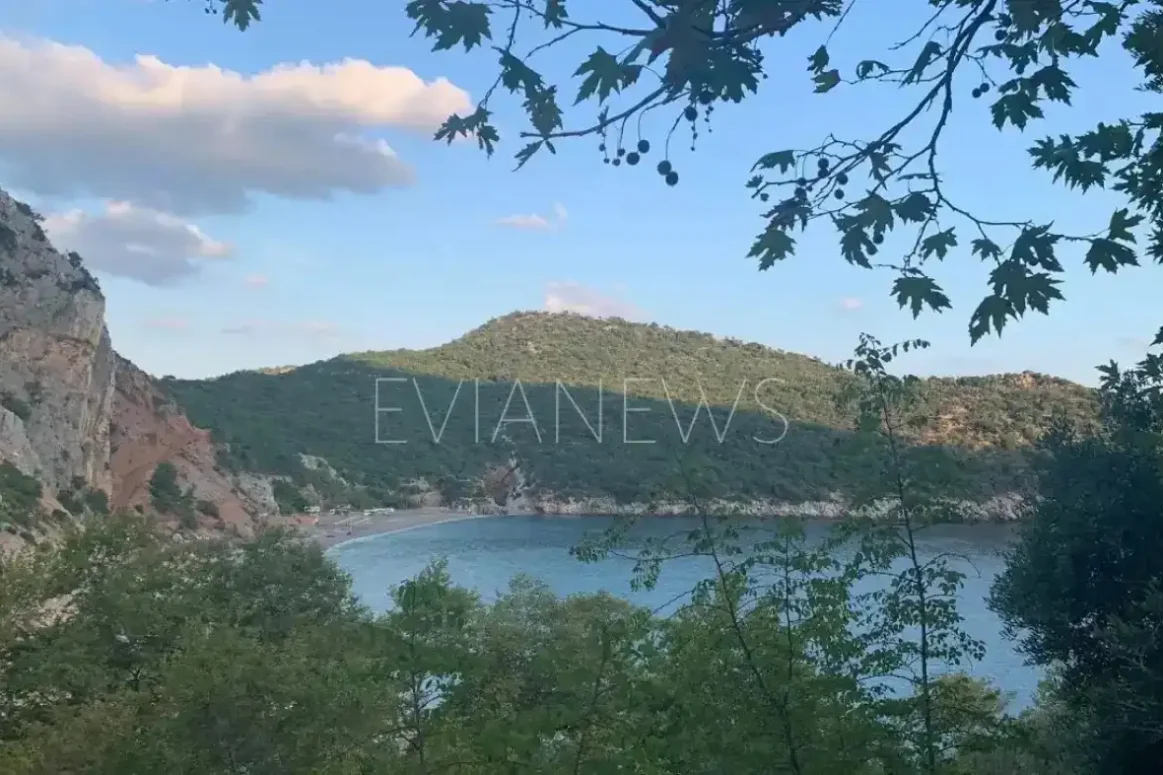 Μια παραλία παράδεισος της Εύβοιας