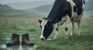Εύβοια: Άφωνος με τα παπούτσια που βρήκε στο χωράφι