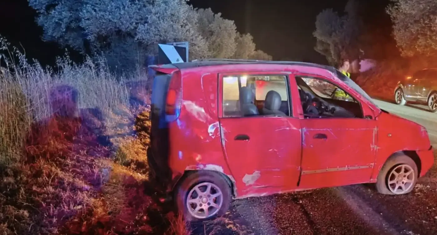 Τροχαίο ατύχημα στην Ερέτρια