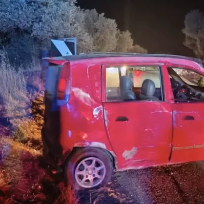 Τροχαίο ατύχημα στην Ερέτρια