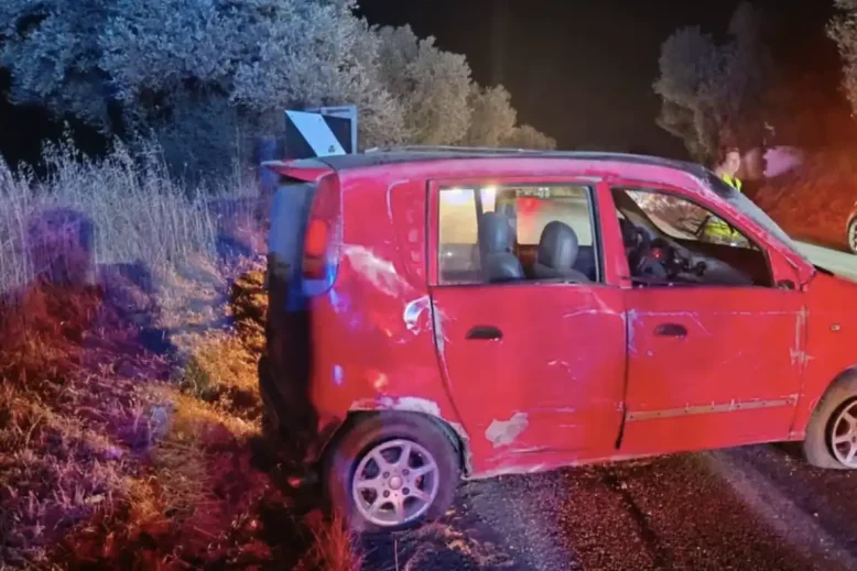 Τροχαίο ατύχημα στην Ερέτρια