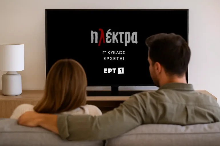Μαζί στον καναπέ βλέπουν την «Ηλέκτρα» – ΕΡΤ1