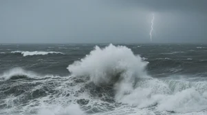 Εύβοια: 1 πτερύγιο και 5 δευτερόλεπτα που πάγωσαν σε θάλασσα