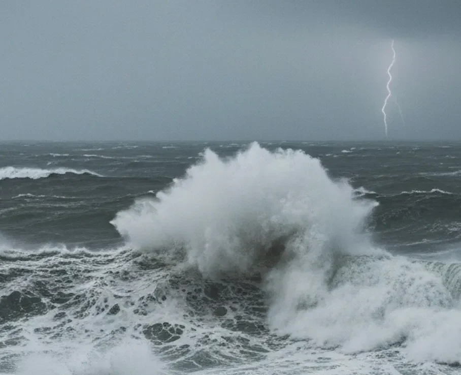 Εύβοια: 1 πτερύγιο και 5 δευτερόλεπτα που πάγωσαν σε θάλασσα